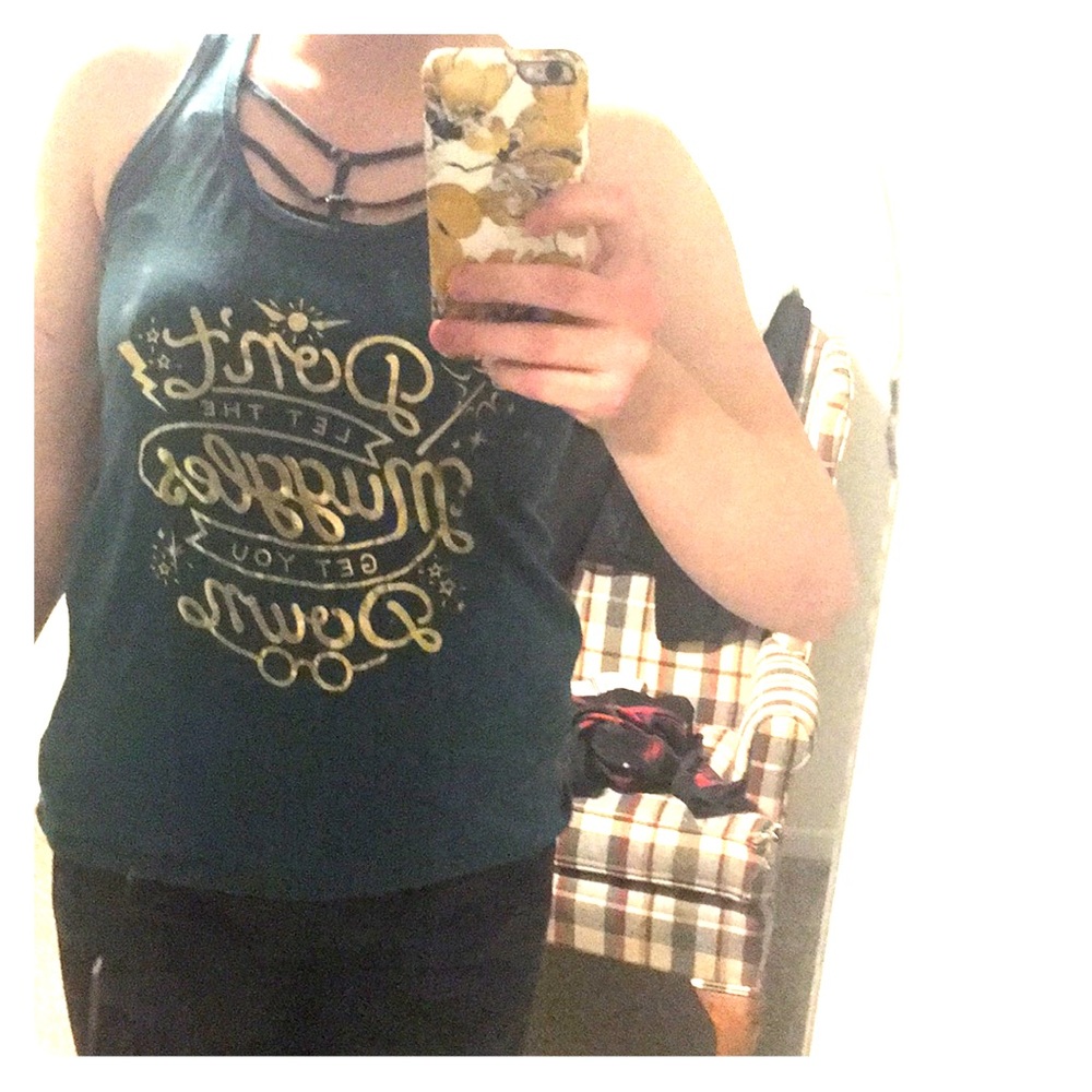 A Harry Potter green tank